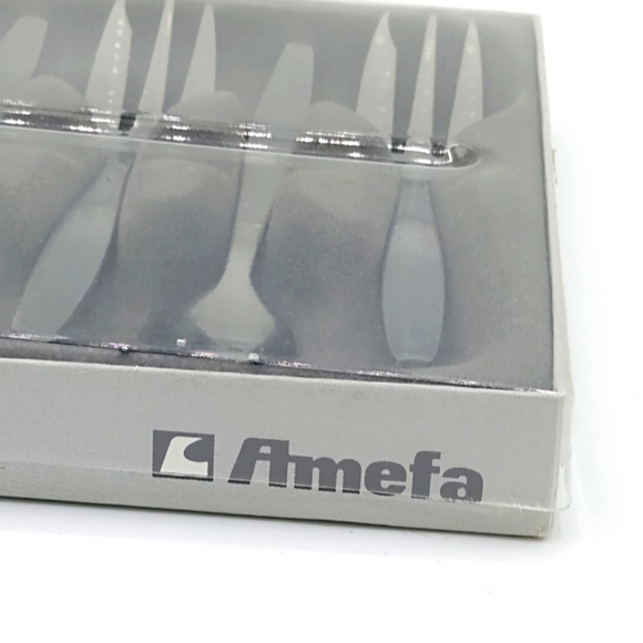 Amefa Holland Stainless Steel Oyster Forks Set of 6 Vintage - Picture 4 of 6